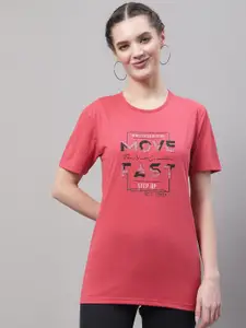 VIMAL JONNEY Women Typography Printed Cotton T-shirt
