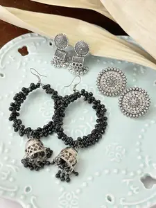 Ayesha Set Of 3 Ethnic Earrings