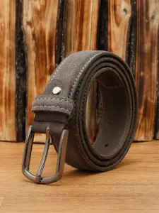 LOUIS STITCH Men Suede Leather Formal Belt