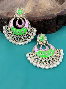 VAGHBHATT Gold Plated Chandbalis Earrings
