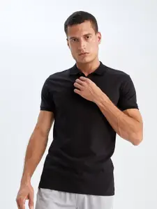 DeFacto Men Polo Collar Short Sleeve T-shirt