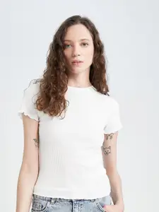 DeFacto Round Neck Cotton T-shirt