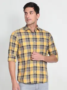 Arrow Sport Checked Pure Cotton Slim Fit Casual Shirt