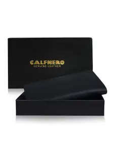 CALFNERO Women Genuine Leather Zip Around Wallet