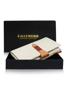 CALFNERO Women Genuine Leather Two Fold Wallet