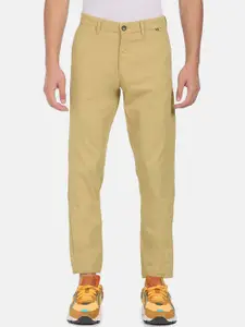 U.S. Polo Assn. Men Solid Mid Rise Trousers