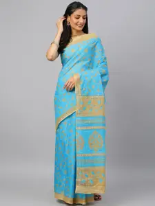 RATAN Floral Printed Pure Cotton Saree