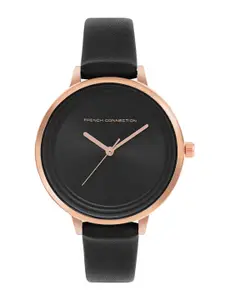 French Connection Women Leather Straps Analogue Watch FCN0001T