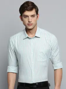 SHOWOFF Classic Vertical Striped Striped Cotton Formal Shirt