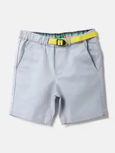 United Colors of Benetton Boys Mid Rise Cotton Woven Shorts