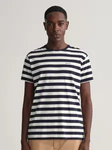 GANT Men Nautical Striped Cotton T-shirt