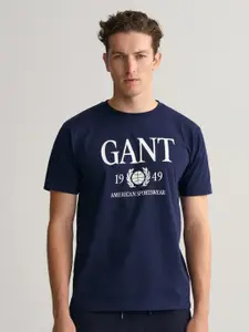 GANT Typography Printed Cotton T-shirt