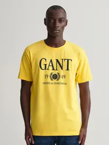 GANT Typography Printed Cotton T-shirt