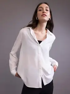DeFacto Spread Collar Casual Shirt