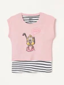 Fame Forever by Lifestyle Girls Pluto Printed Pure Cotton T-shirt