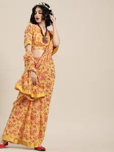 Saree mall Floral Printed Bagh Sarees