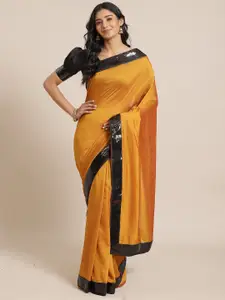 Saree mall Embellished Sequinned border Saree