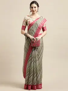 Saree mall Striped Printed Sarees