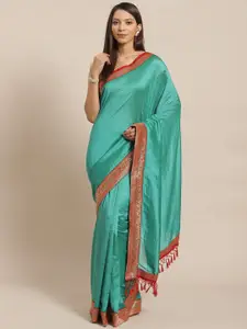 Saree mall Embellished Zari Bordered Sarees