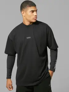 boohooMAN Pack of 2 Solid Compression T-shirt