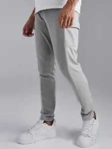boohooMAN Skinny Fit Cargo Side Panel Track Pants