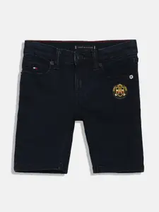 Tommy Hilfiger Boys Mid-Rise Denim Shorts