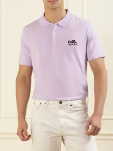 Karl Lagerfeld short Sleeves Polo Collar T-shirt