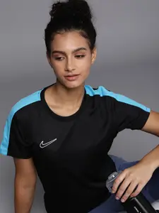 Nike Women Dri-Fit Solid Round Neck Football T-shirt