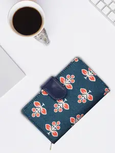 THE CLOWNFISH Women Ethnic Motifs Printed Zip Around Wallet