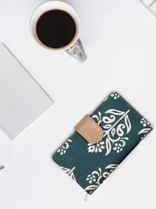 THE CLOWNFISH Fab Women Ethnic Motifs Printed Zip Around Wallet