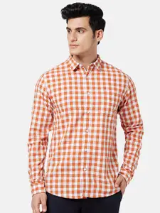 BYFORD by Pantaloons Gingham Checked Slim Fit Casual Shirt