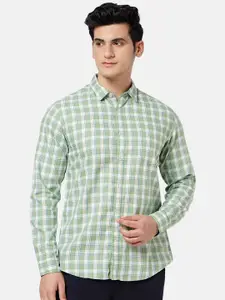 BYFORD by Pantaloons Grid Tattersall Checked Slim Fit Casual Shirt