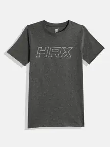 HRX by Hrithik Roshan Boys Graphic Printed T-shirt