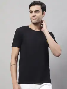 MACK JONNEY Round Neck Cotton T-shirt