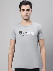 MACK JONNEY Typography Printed Cotton T-shirt