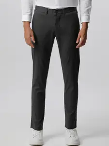 THE BEAR HOUSE Men Tapered Fit Mid-Rise Pure Cotton Chinos