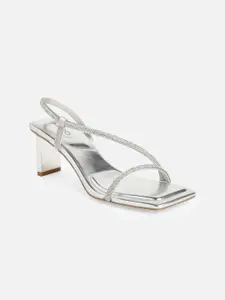 ALDO Embellished Open Toe Slim Heels
