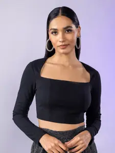 20Dresses Styled Back Fitted Crop Top