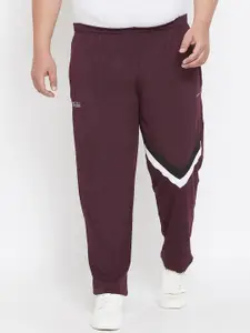 bigbanana Men Plus Size Mid-Rise Track Pants