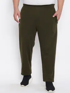 bigbanana Men Plus Size Mid-Rise Pure Cotton Track Pants