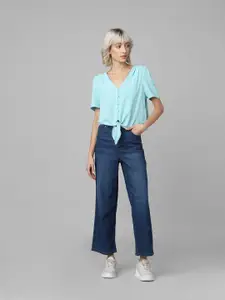 ONLY Solid Waist Knot Top