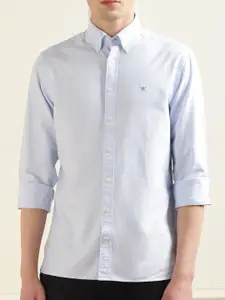 HACKETT LONDON Button-Down Collar Pure Cotton Casual Shirt