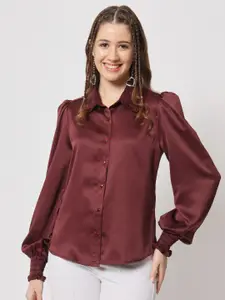 angloindu Classic Satin Casual Shirt