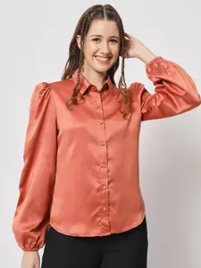 angloindu Classic Satin Casual Shirt