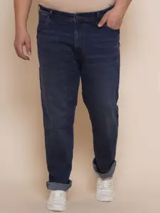 John Pride Men Plus Size Mid-Rise Stretchable Jeans