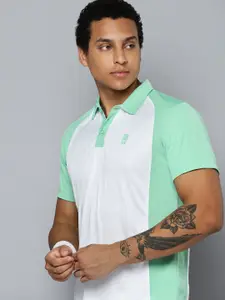 HRX by Hrithik Roshan Rapid Dry Colourblocked Polo Collar Racket Sport T-shirt
