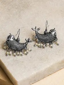 Fida Silver-Plated Classic Drop Earrings