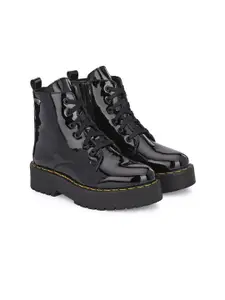 Delize Women Mid Top Block-Heel Regular Boots