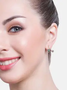 Estele Gold-Plated Floral Studs Earrings