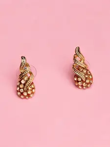 Estele Gold-Plating Teardrop Shaped Studs Earrings